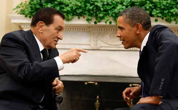 Mubarak and Obama