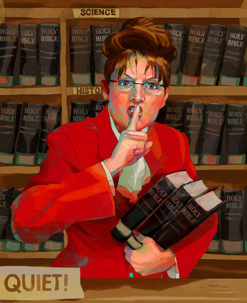 Here is Sarah Palin on her current reading habits