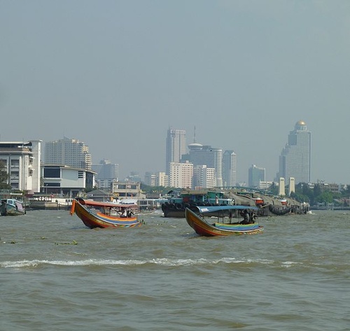 A Morning Commute on the Chao Phraya Mother Water 